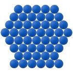 Jedulin 40MM Multi Color Plastic Balls - Assorted Colored 50 or 80 Pack - Fun, Party Decoration & Cat Balls