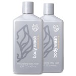 Black Wolf 2-Pack Moisturizing Body Wash Bundle - Mens Hydrating Bodywash for Dry, Dehydrated, & Sensitive Skin - Hyaluronic Acid, Aloe Vera, & Jojoba Oil Body Cleanser Help Remove Oil & Dirt