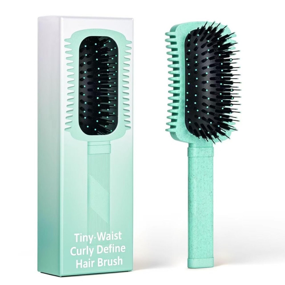 Curly Hair Brush Defining, Volume Curl Defining Brush for Effortlessly Detangling Shaping and Styling Women\'s Curls, Waves & Coils, Curly Hair Products, Reduce Frizz