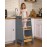 Toddler Learning Standing Tower, Adjustable Height Kids Kitchen Step Stool, Ideal Kitchen Counter Helper, Stable and Safe - Gray