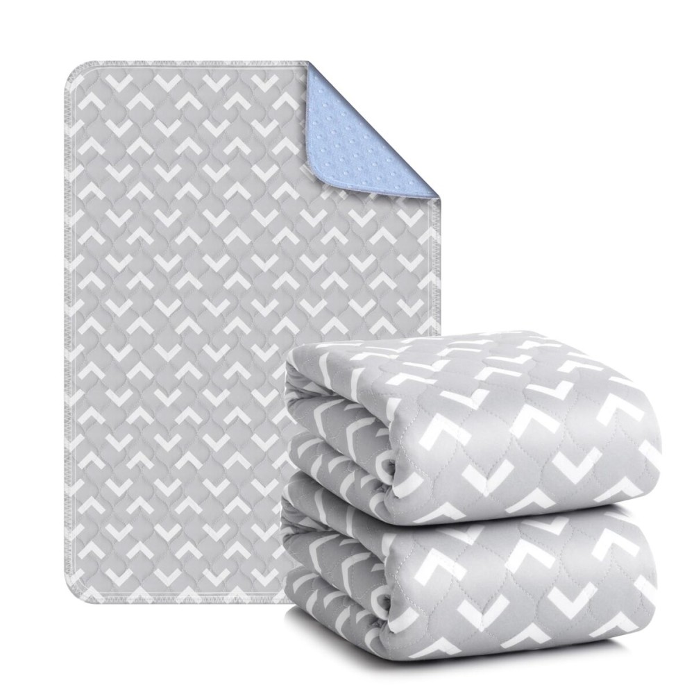 Non-Slip Bed Pads for Incontinence Washable (36 x 72|2 Pack), Waterproof Bed Pads, Bed Wetting Pads for Bed, Sofa, Floor, Resuable Underpads for Adults, Seniors, Pet