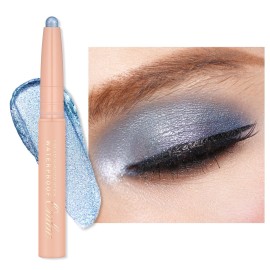 Oulac Waterproof Eye Shadow Stick Smooth and Long Lasting, Shimmering Glitter Finish, Blendable Eyes Makeup, Vegan & Cruelty-Free 1.25g, 18 Careless Whisper
