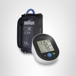 Braun ExactFit 2 Blood Pressure Monitor for Home Use - Accurate Blood Pressure Machine, Color-Coded Results, Large Display BP Monitor, Universal Upper Arm Cuff, 30 Memory Slots