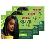 ORS Olive Oil Built-In Protection Full Application No-Lye Hair Relaxer Normal Strength (Pack of 3)