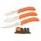 OUTDOOR EDGE Wild Roll Pack - 5-Piece Hunting Kit & Game Processing Set - Includes Gut Hook Skinning Knife, Caping Knife, Boning Blade & Two Stage Sharpener