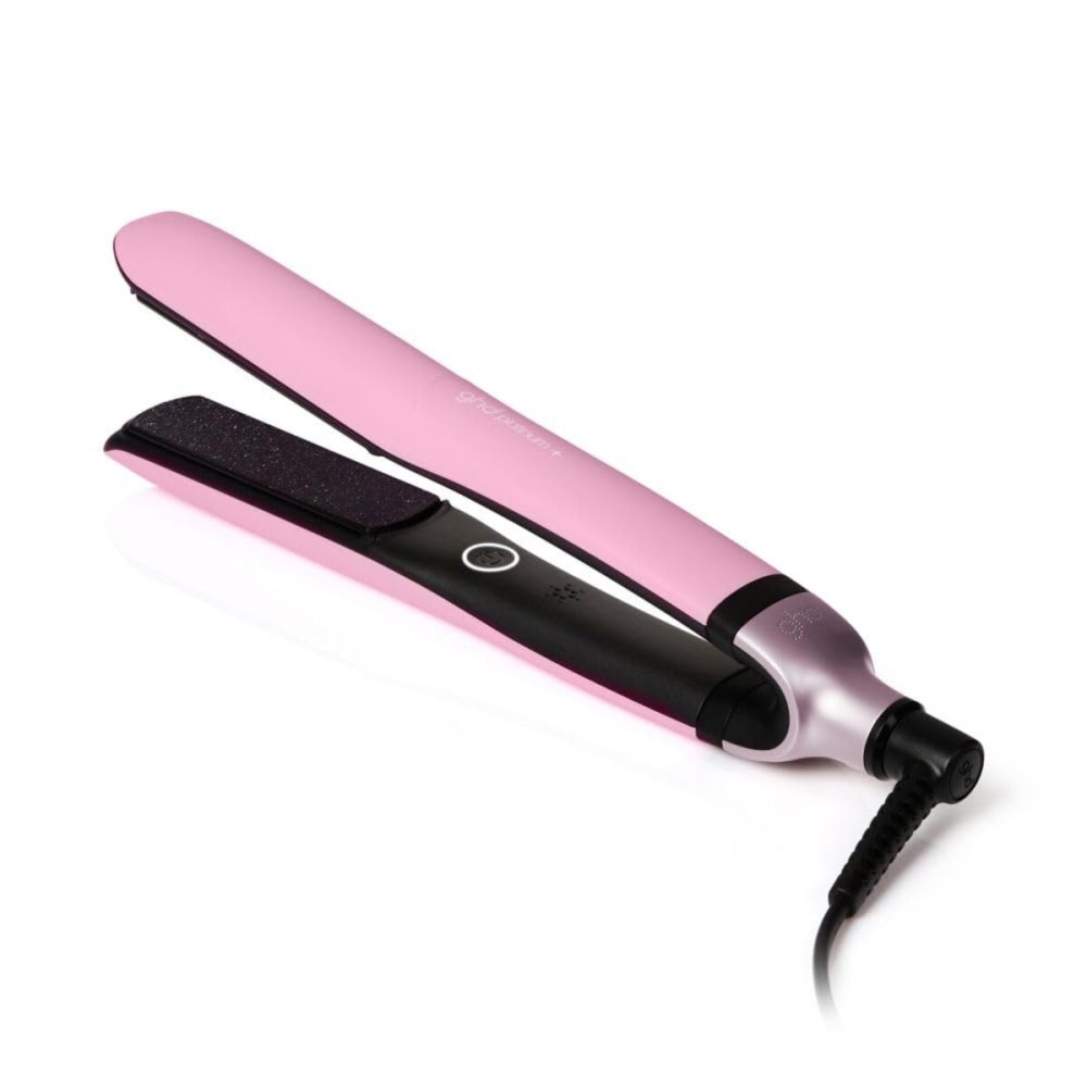 ghd Platinum+ Styler  1 Flat Iron Hair Straightener | Limited Edition in Fondant Pink | Professional Ceramic Hair Styling Tool for Stronger Hair, More Shine, & More Color Protection