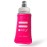 FITLY Soft Flask - 5 oz (150 ml) - Shrink As You Drink Pocket Soft Water Bottle for Hydration Pack/Running Vest - Folding Water Bottle for Running, Hiking, Cycling - Ski Water Bottles - Pink