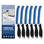 CLEANGOR Crevice Cleaning Brushes, Cleaner Scrub Brush Tool for Hard to Reach Tight Space, Home Essentials, Cleaning Supplies for Shower, Bathroom, Kitchen, Toilet, Window