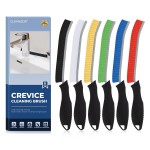 CLEANGOR Crevice Cleaning Brushes, Cleaner Scrub Brush Tool for Hard to Reach Tight Space, Home Essentials, Cleaning Supplies for Shower, Bathroom, Kitchen, Toilet, Window