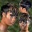 Flandi Pixie Cut Wig for Black Women Human Hair 1B/30 Colored Short Layered Pixie Wigs With Bangs for Women Brazilian Virgin Straight Human Hair Glueless Wig (1b/30)