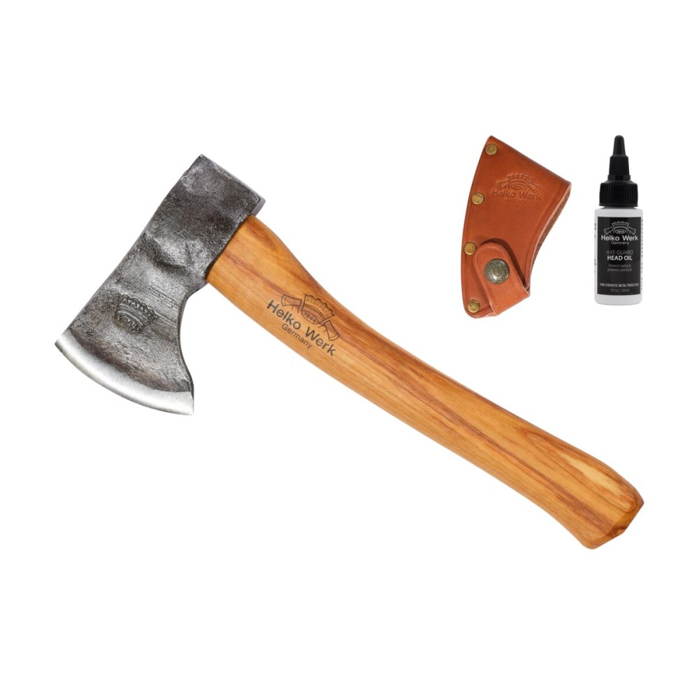 1844 Helko Werk Germany Traditional Wlfling Hatchet - Made in Germany Compact Ultralight Bushcraft Backpacking Hand-Forged Hatchet Head 0.75 lbs, Handle 10.5 in (Wlfling) 11325