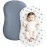 Konssy Muslin Baby Lounger Cover 2 Pack, 100% Cotton Newborn Lounger Cover, Soft and Breathable Lounger Cover for Boys Girls, Covers Only (Planet,Navy)