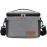TuErcao 6 Can Mini Soft Cooler Bag for Beach Camping Travel Picnic Road Trip Leakproof Small Ice Chest, Insulated Cooler Lunch Box for Men Work, Light Grey