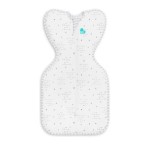 Love to Dream Swaddle Up, Arms Up Position, Light and Ultra-Breathable Cotton - Versatile - Wearable Blanket - Spring, Summer, Sleep Sack, 0.2TOG, You are My White, Small