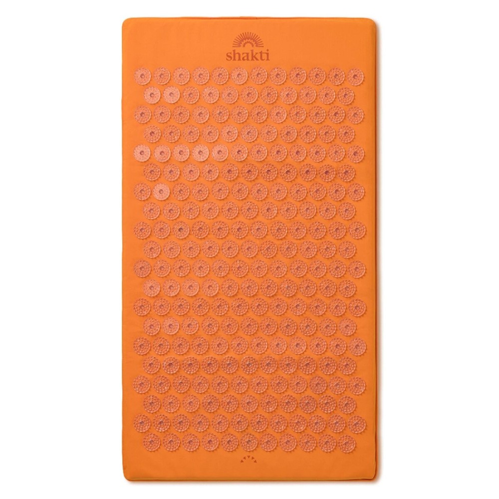 ShaktiMat Premium Acupressure Mat, Level 1 in Amber, Massage Muscles, Aid Sleep & Unlock Inner Tension | Similar to Acupuncture, No Needles Required | FSA/HSA Eligible