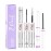 GAQQI Lash Cluster Glue + Remover Set, Lash Bond and Seal Waterproof, Long Lasting Eyelash Glue Strong Hold, Gentle Eyelash Remover for DIY Use (2Pcs Set)