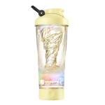 VOLTRX Premium Electric Protein Shaker Bottle, Made with Tritan - BPA Free - 24 oz Vortex Portable Mixer Cup/USB C Rechargeable Shaker Cups for Protein Shakes