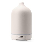 Diffuserlove Ceramic Diffuser 250ML Essential Oil Diffusers Aromatherapy Essential Oil Diffuser for Room Air Diffuser for Home Bedroom Stone Diffuser (White Big Size 250ml)