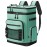 Hulongo 30L Large Waterproof Leakproof Cooler Backpack for Men & Women, Insulated Backpack Cooler for Camping/Beach, 48Cans, Light Green