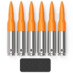 GORTAR 270 Win Snap Caps Training Dummy Rounds Practice Safe Loading Firing Close to Real Weight - 6 Pack