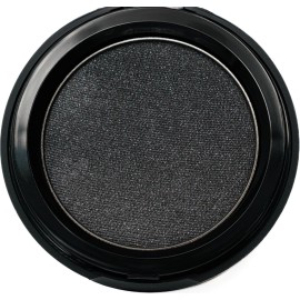 Pure Ziva Marcasite Shimmering Glitter Black Onyx Chrome Dark Grey Pressed Powder Single Vegan Eyeshadow; Talc, Paraben & Cruelty Free