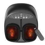 Snailax Shiatsu Foot Massager with Heat, Remote Control, Size up to 13, Electric Heated Foot Massage Machine, 3 Level Kneading/Vibration/Compression/Heat, Gifts for Mom,Dad