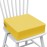 Eiury Toddler Booster Seat Dining Table Kitchen Chair, Waterproof Anti-Scratch PU Cushion, Non-Slip Bottom, Adjustable Buckle Straps, Easy Clean Portable Seat Cushion (Yellow)