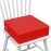 Eiury Toddler Booster Seat Dining Table Kitchen Chair, Waterproof Anti-Scratch PU Cushion, Non-Slip Bottom, Adjustable Buckle Straps, Easy Clean Portable Seat Cushion (Red)