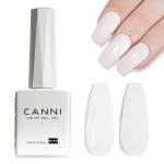 CANNI Milky White Jelly Gel Polish - 9ML Translucent Sheer Nude Soak-Off UV/LED Gel Nail Polish for DIY Manicure or Salon Use