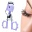 Pinkiou Heated Eyelash Curler for Women USB Rechargeable Lash Curler Long Lasting Ironing Electric Eyelash Curler with Silcone Pad Replacable Great Makeup Tools for Her(Purple)