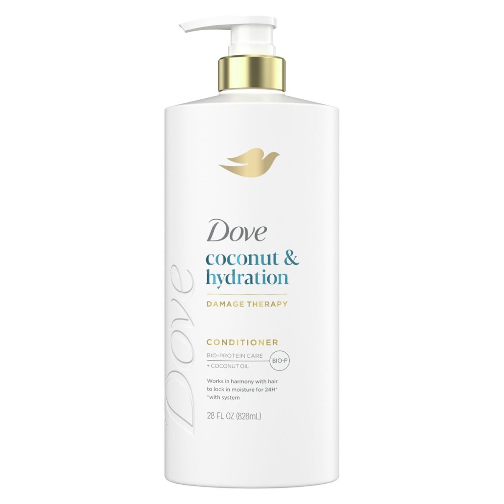 Dove Conditioner Coconut & Hydration for Dry Hair with Bio-Protein Care Technology and Coconut Oil 28 Fl Oz