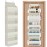 SpaceHacks 1 Pack Over The Door Organizer, Hanging Storage Organizer with Clear Window, 40lb Ultra Sturdy Large Capacity Room Organizer for Pantry Bathroom Nursery Closet Baby Essential (Beige)