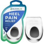 Gel Heel Pads, 2 Pack, for Achilles Tendonitis, Shoe Wedge Inserts for Plantar Fasciitis, Bone Spur, Foot Pain Relief Support, Comfort Cushion Insoles for Women/Men