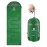 ECOOPRO Warm Weather Sleeping Bag - Portable, Waterproof, Compact Lightweight, Comfort with Compression Sack - Great for Outdoor Camping, Backpacking & Hiking-83 L x 30 W Fits Adults(Emerald Green)