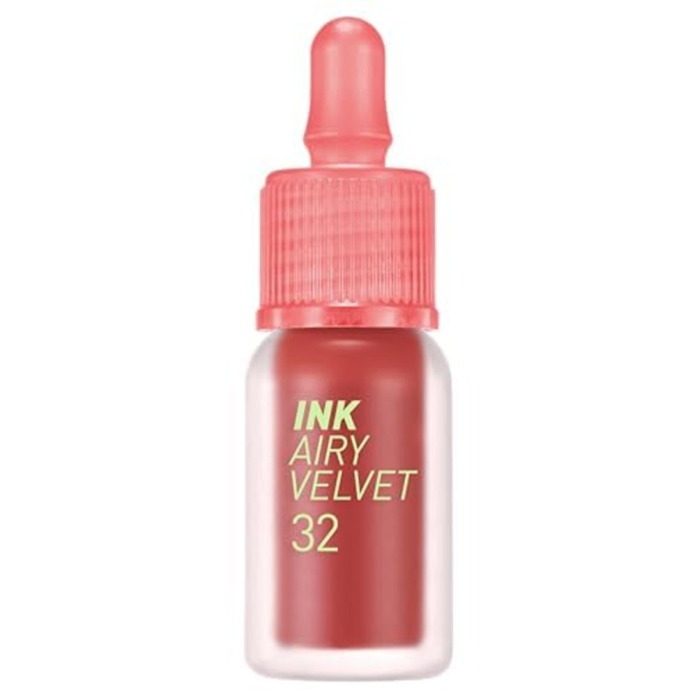 Peripera Ink Airy Velvet Lip Tint | High-Pigmentation, Lightweight, Soft, Moisturizing (032 REDDISH ROSE (NEW))