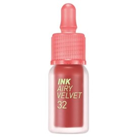 Peripera Ink Airy Velvet Lip Tint | High-Pigmentation, Lightweight, Soft, Moisturizing (032 REDDISH ROSE (NEW))