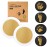 2-Pack Round Inkless Baby Hand and Footprint Kit - Mess Free Ink Pad for Newborn Keepsake, Dog Nose & Paw Print Kit, Clean Touch Ink Pad for Baby Hand & Footprints, Ideal New Mom Gifts (Gold)