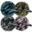 AmazerBath Charcoal Loofah Sponge, Large Shower Loofah 75g/PCS - Body Scrubber Loofa Set of 4 - Charcoal Blue, Gray, Pink & Army Green, Bath Sponge for Men and Women