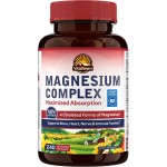 Vitalitown Magnesium Complex Supplement 500mg - NSF Certified Magnesium Glycinate, Malate, Taurate & Citrate - Chelated High Absorption & Gentle on Stomach - Vegan Non-GMO 240 Capsules