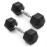 PAPABABE HEX Dumbbell Set, Rubber Encased Home Gym Dumbbells, Exercise & Fitness Weights Dumbbells Set of 2 for Women & Men, Hand Weight for Strength Training (Pair of 10lb)