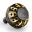 GOMEXUS Power Knob Compatible for Shimano Daiwa Penn Fishing Reel Handle Knob 38mm Metal with Shaft, Black Gold