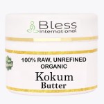 Organic Raw Kokum Butter 100% Pure,Natural & Unrefined| Skin Moisturizer For Face, Body & Hair| 8 OZ/230 GM Ivory / White Grade A | DIY Creams, Balms, Lotions, Soaps| Moisturizes Dry Skin