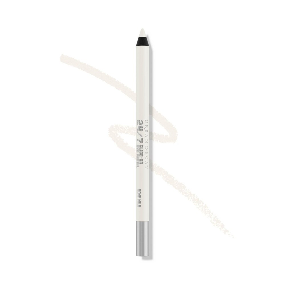 Urban Decay 24/7 Waterproof Waterline Eyeliner Pencil - Eye Liner for Tightlining + Defining, Smudge-Resistant, Transfer-Resistant, 24HR Wear, Creamy Neutrals - Hemp Milk (matte white eyeliner)
