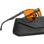 ANYLUV Blue Light Blocking Glasses Men Computer Gaming Glasses Lightweight Al-Mg Metal Anti Eyestrain Eye Protection