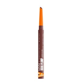 NYX PROFESSIONAL MAKEUP Duck Plump Plumping Lip Liner, Matte Pencil With Up To 10HR Wear, Dash Of Cocoa (Cocoa Brown Lip Liner)