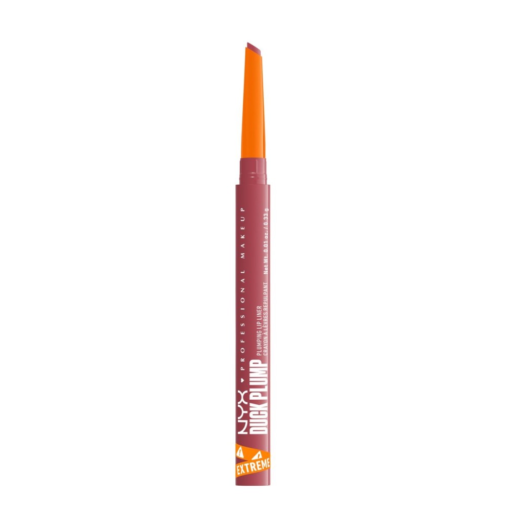 NYX PROFESSIONAL MAKEUP Duck Plump Plumping Lip Liner, Matte Pencil With Up To 10HR Wear, Pinkjection (Pink Lip Liner)