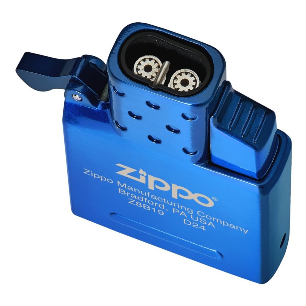 Zippo High Polish Blue Butane Lighter Insert - Double Torch