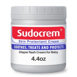 Sudocrem Diaper Rash Cream for Baby\'s Skin, Triple Action Diaper Rash Paste that Soothes, Treats and Protects, 15.29% Zinc Oxide Cream - 4.4oz (125g)