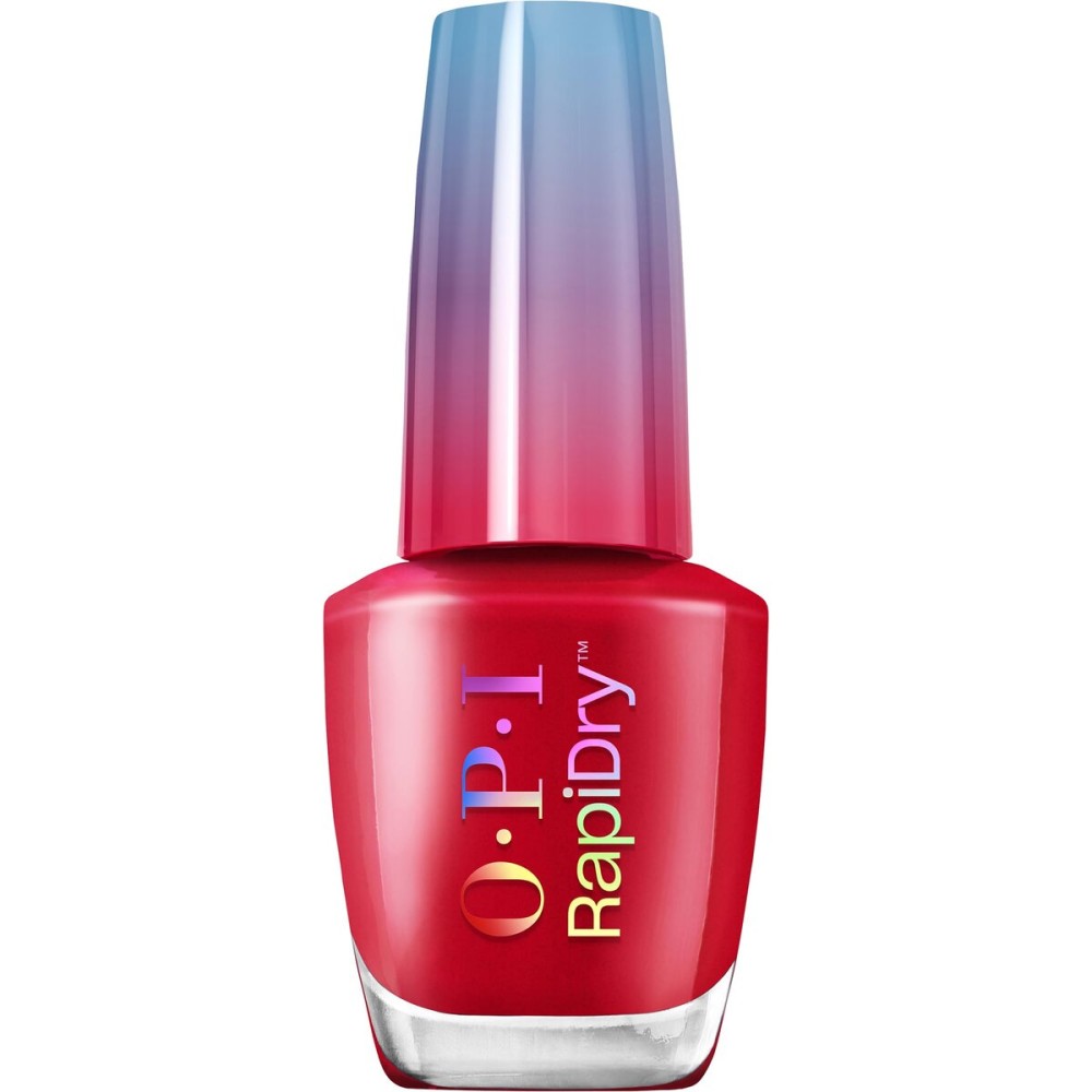 OPI RapiDry Secs Appeal | Opaque Bright Red Crme Quick Dry Nail Polish | Vegan, Smudge Proof, Fast Drying