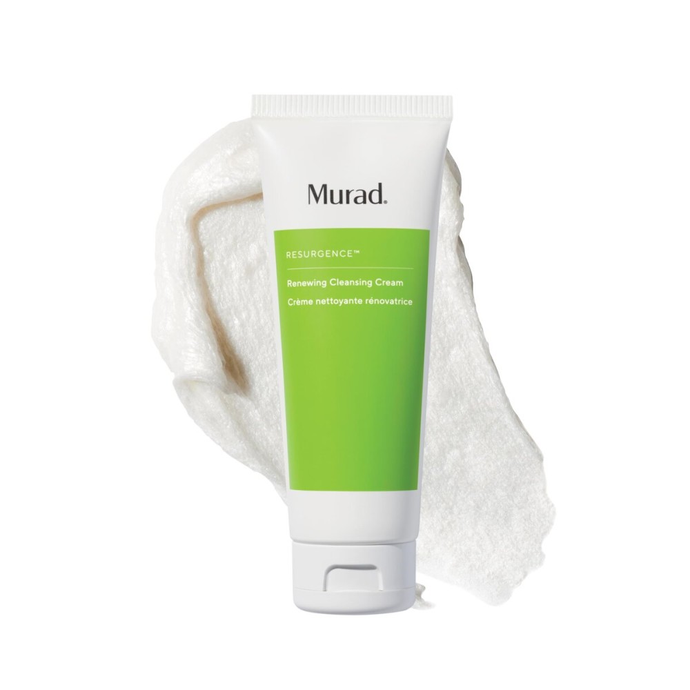 Murad Renewing Cleansing Cream - Anti-Aging, Cleansing Cream Face Wash - Lactic Acid and Antioxidant Vitamin-E Face Cleanser for Tightening, 5 Fl Oz